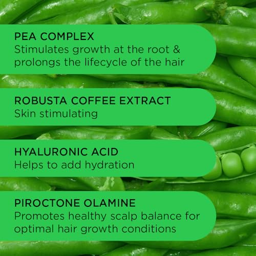 Noughty 97% Natural Get Set Grow Hair Thickening Conditioner, Green Robusta Coffee Beans and Piroctone Olamine to Optimise Scalp Health, Stimulate Roots and Promote Hair Growth 250ml