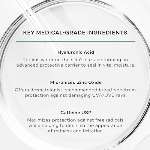 Replenix Antioxidant Hydrating Sunscreen SPF 50+ - Medical Grade Sun Protection, Zinc Oxide, UVA/UVB Protection, Safe for Sensitive Skin, 4 oz.