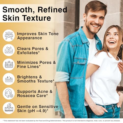 Foundation Skincare Azelaic Acid for Face 14% (1 Fl Oz) ? Dermatologist Formula for Uneven and Blemish-Prone Skin, Supports Balanced Tone & Smooth Texture for Men & Women