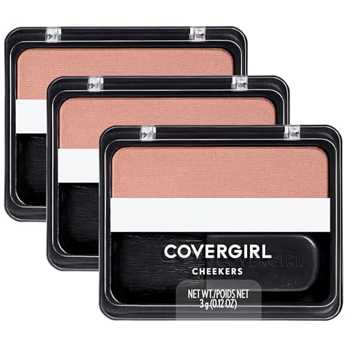 COVERGIRL Powder Blush, Soft Sable | Blendable | .12 oz | Pack of 3