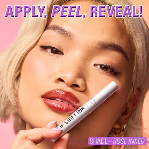 Revolution Beauty London, Lip Shift Ink Peel Off Lip Liner Stain, Long-Lasting with Matte Finish, Vegan & Cruelty-Free, Bitten Cherry