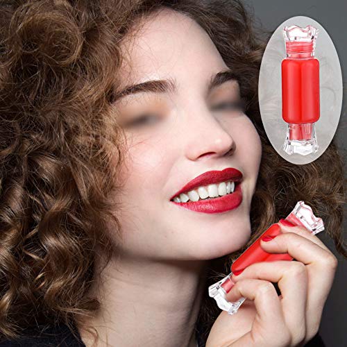 30 Pcs Cute Empty Lip Gloss Tubes, 6 Styles Lip Glaze Tubes Novelty Red Wine Glass Lip Oil Bottles Empty Lip,Refillable Lip Balm Containers for Women Girls DIY(5/8/10ML)