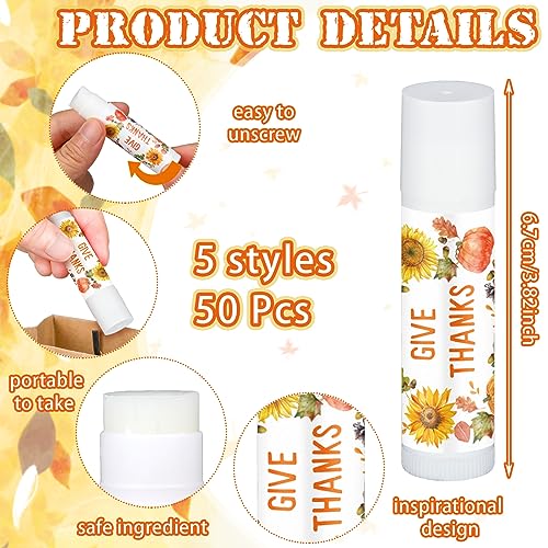 100 Pcs Thanksgiving Christmas Party Gifts Bulk Thanksgiving Lip Balms Favors Holiday Basket Stuffers Christmas Stocking Stuffers Small Thank You Gifts for Women Men (Honey Flavor)