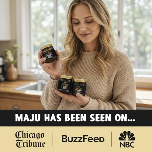 MAJU Beef Tallow Manuka Honey Balm, Unscented (2 oz), Grass-Fed Beef Tallow for Skin with Organic Black Seed Oil, Manuka Honey and Organic Beeswax, Skin and Face Moisturizer for Deep Hydration