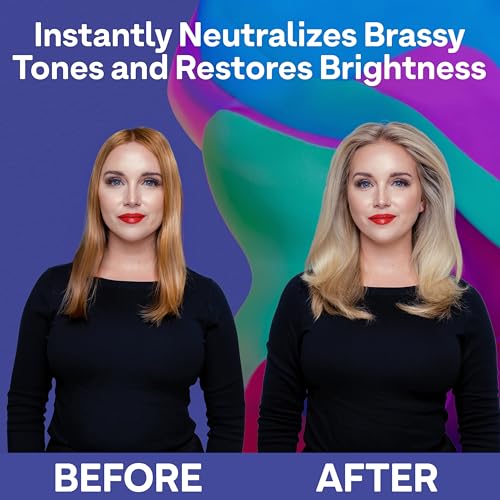Colorproof Daily Blonde Shampoo 8.5 Fl. Oz. Sulfate Free Shampoo for Blonde Color Treated Hair with Citrus, Jasmine & Coconut Milk Scent for Cleansing & Toning