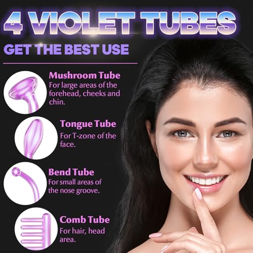 UUPAS High Frequency Skin Therapy Face Wand Facial Machine