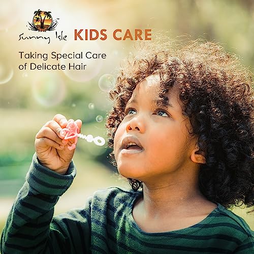 Sunny Isle Kids Care Extreme Hydrating Finishing Hair Butter - Gentle Care, Frizz Control - 4 oz
