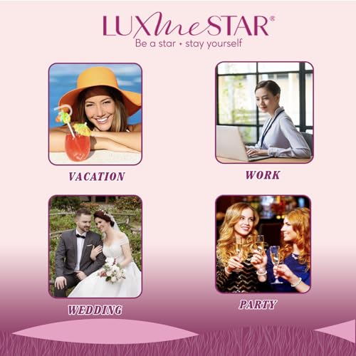 LuxMeStar DIY Lash Extension Kit 320pcs Individual Lashes Cluster D Curl Eyelash Extension Kit with Lash Bond and Seal and Lash Applicator Tools (KIT, 30D+40D, 9-16mm)