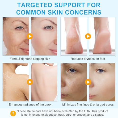 Hyaluronic Acid Powder for Skin & Face 4.23 Oz, Dual-Molecular-Weight Formula, Deep Hydration, Anti-Aging, Improves Skin Texture & Firmness, Ideal for DIY Serums, Mask, Creams