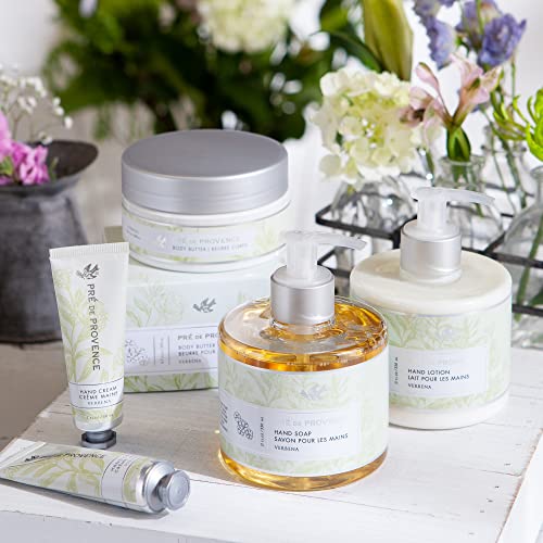 Pre de Provence Collection Liquid Hand Soap, Sooths & Softens while Cleansing, Enriched with Shea Butter, Vitamin E & Glycerin, Soft & Soothing, 11 fl oz, Verbena