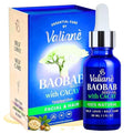 BAOBAB OIL + CACAY for HAIR & FACE Premium Enriched Blend - Hair Oil & Beard Oil - Facial Serum - Cold-Pressed Lightweight Fast-Absorbing, 100% NATURAL - for Body Neck D?collet? Nails -1 fl oz Valian?