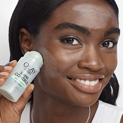 Olay Shine Control with Tea Tree Extract Facial Mask Stick, Tea Tree Extract Mask Stick, 1 Count