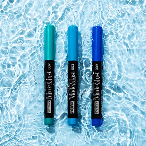 Pupa Milano Made To Last Eyeshadow - Waterproof Stick Eyeshadow - For Extreme Hold - Crease And Smudge Proof - Creamy And Lightweight Texture - Film Forming Ingredients - 009 Atlantic Blue - 0.049 Oz