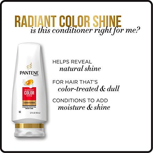 Pantene Pro-V Radiant Color Shine Shampoo and Conditioner Bundle Pack (Packaging May Vary)