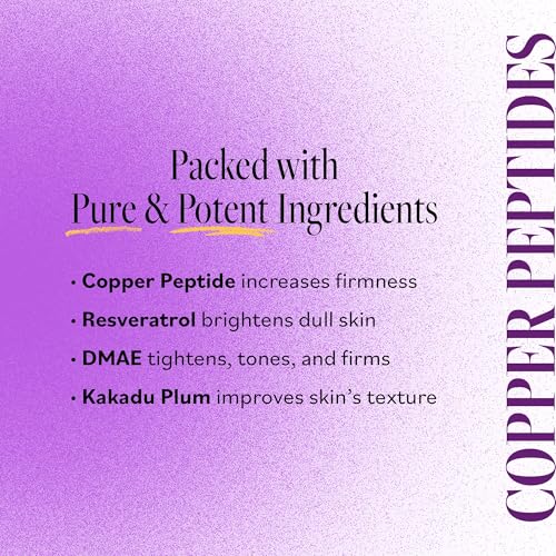Derma E Firming DMAE Moisturizer - Copper Peptides, Resveratrol & Kakadu Plum - Supports Collagen and Elastin Health? Vegan Facial Skin Care, 2oz