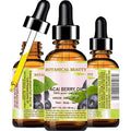 Botanical Beauty? ACAI BERRY OIL 100% Pure Natural Virgin Unrefined Cold Pressed Carrier Oil. 1 Fl Oz 30 ml for Face, Skin, Hair, Lip, Nails. Rich in Vitamin E
