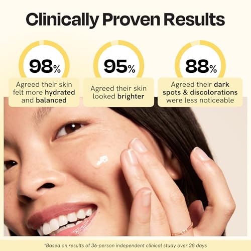 Gleamin Superactive Vitamin C Serum for Face - 15% Vitamin C with Niacinamide, Bakuchiol & Hyaluronic Acid - Brightening Facial Treatment for Uneven Tone, Dark Spots & Radiant Glow - 1 fl oz