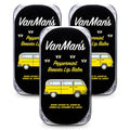 Vanman¡¯s - Handmade Peppermint Beeswax Lip Balm (3 Pack) - Peppermint Lip Balm with Rosemary, Almond and Coconut Oil - Bee Balm with Vitamin E - Ideal for Dry Lips - 2 oz