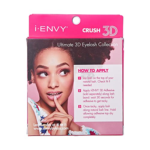 iEnvy False Eyelashes 3 Pairs Fluffy and Natural Multiangle and Volume Faux Mink Lashes (19)