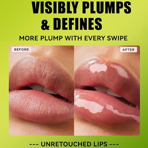 8 Colors Lip Oil Lip Glaze, Big Brush Head Hydrating Lip Glow Oil, Transparent Toot Tinted Nourishing Long Lasting Repairing Lightening Lip Lines (Set A+ Set B)