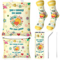 4 Pcs Crochet Gifts Yes I Really Do Need All This Yarn Knitting Gifts Include 20 oz Tumbler Cosmetic Bag Tote Bag Socks Christmas Birthday Favors for Knitters Crocheters Crochet Lovers