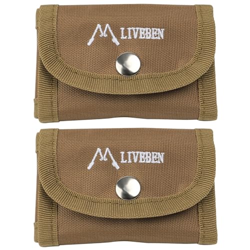 2pcs Razor Storage Bag - Oxford Cloth Protector Case for Safety Razor and Nail Clipper - Travel Male Container