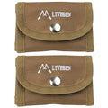 2pcs Razor Storage Bag - Oxford Cloth Protector Case for Safety Razor and Nail Clipper - Travel Male Container