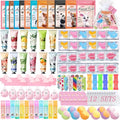 144 PCS Spa Party Supplies for Women,Spa Day Favors Essentials Include Face Masks Skincare, Games, Lip Balm, Under Eye Patches, Foot Bath Bomb,Sleepover Party Supplies Birthday Kit for Women Gift Set
