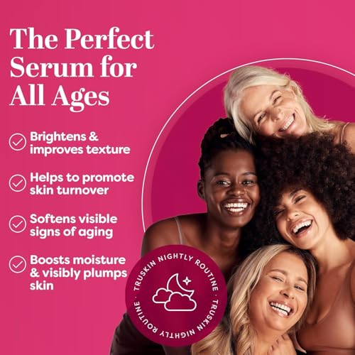 TruSkin Super C Duo - Vitamin C Plus Super Serum, 1 fl oz & Vitamin C Brightening Moisturizer, 2 fl oz - Two-Step Anti Aging Skin Care Set for Hydrated, Smooth & Firmer-Looking Skin