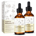 2-Pack Value Bundle: Cyperus Rotundus Oil for Unwanted Hair Reduction - Slows Body Hair Growth, Balances Skin Tone & Moisturizes | 100% Pure for All Skin Types (2.02 Fl Oz Each)