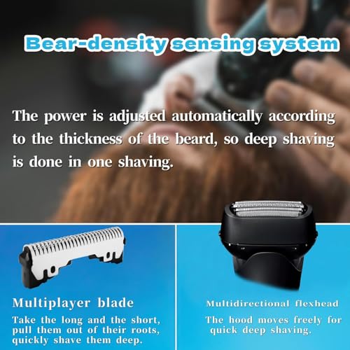 Replacement Blade shaver replacement foil head Compatible with Shaver ES9013 ES9087 ES9068 ES8101 Electric Shaver Head Cutter Blade ES-CST2S, ES-CST2R, ES-CST2T, ES-LT41