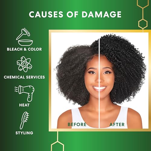 Palmer's Amino Bonding Complex Bond Repair Shampoo, 8.5 fl oz, Amino Acids, Biotin & Collagen, Strengthens & Protects Hair Bonds, Helps Reduce Breakage & Minimize Frizz, Adds Shine, No Sulfates