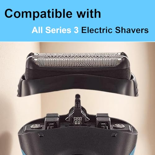 32B Series 3 Replacement Head for Braun ProSkin Electric Shaver, Compatible with Braun Foil Shaver 3000s 3010s 3020s 3030s 3040s 3050cc 3070cc 3080s 3090cc 320 330 340 350cc (2 Pack)