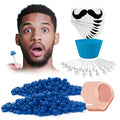 Nose Wax Kit Men, 100g Wax Beans, Ear Hair Removal, Nose Waxing, 15-20 Uses 30 Applicators Ear wax kit Hair Removal for Men and Women,Safe Quick Painless Hair Remover Kit