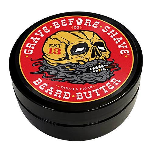 Grave Before Shave Beard Butter (Cigar Blend) 4oz. container (Pack of 2)