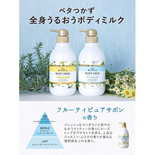 Moist Diane Botanical Moisturizing Body Milk Fruity Pure Savon Aromafor Unisex, 16.9 Ounce