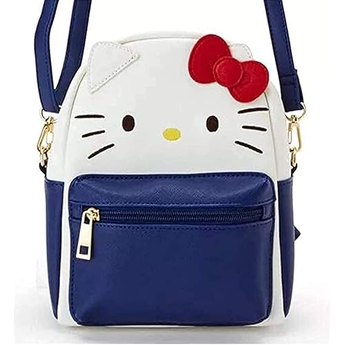 Anime Doll Cosplay Light Blue Bag Kawaii Mini Backpack Cute Back Pack Girl Handbag (Dark Blue)
