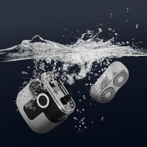 Electric Shaver for Men, 2026 New Painless Portable Dual Head Pocket Travel Electric Shavers, Waterproof Wet Dry Cordless Electric Razor