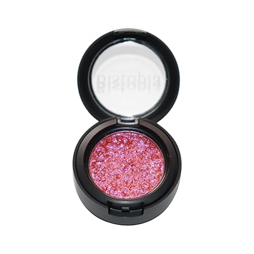 Glitter Eyeshadow Collection, 14 Shades, Shimmer Pressed Powder, Metallic and Iridescent Colors (Oriel)