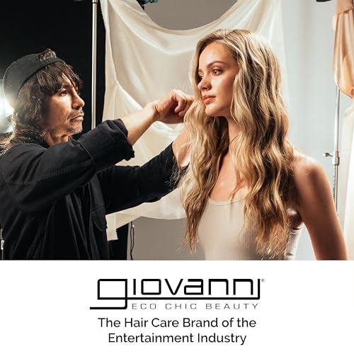 GIOVANNI Eco Chic 50:50 Balanced Hydrating Calming Conditioner - Leaves Hair pH Balanced for Over-Processed Hair, Lauryl & Laureth Lauryl & Laureth Sulfate Free, Color Safe - 8.5 oz (Pack of 3)