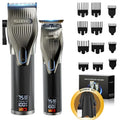 Hair Clipper for Men, Professional Electric Hair Cutting & Trimmers Set with 7500RPM Powerful Motor & LCD Display, Mens Cordless Hair Grooming Kit Barbers Haircut, Gift for Birthday Christmas