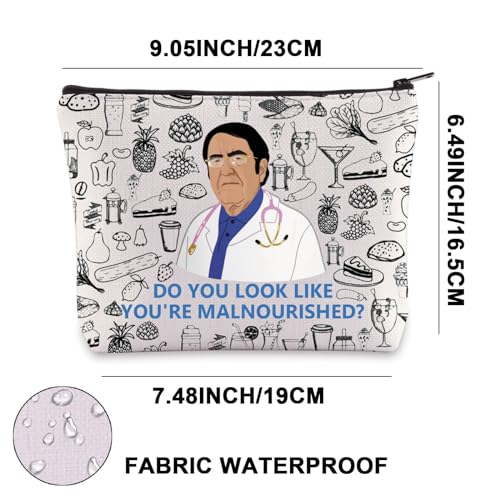 JNIAP Dr Now Makeup Bag Dr.Now Merchandise Do You Look Like You're Malnourished Dr Now Gifts (Do you look mb)