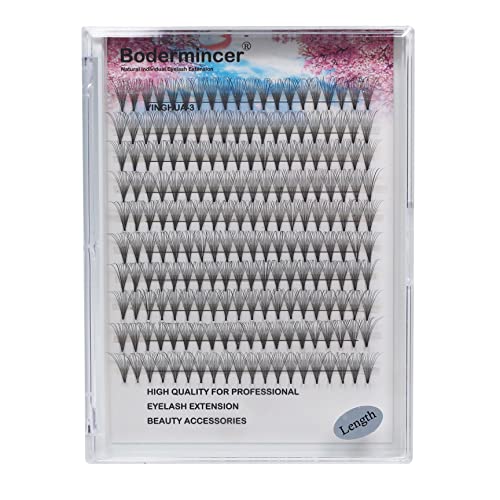 Bodermincer 10D 0.07D 200pcs Premade Fans Eyelash Extensions Premade Lash Extensions Fans Premade Volume Eyelash Extensions Premade Volume Fans (12mm)