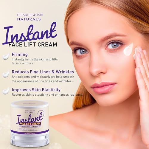 Enaskin Naturals Instant Face & Eye Tightener Cream: Wrinkle Filler for Deep Wrinkles and Fine Lines for Face Within 2 Mins - Instant Wrinkle Eraser for Women and Men - Temporary Eye Lift Cream