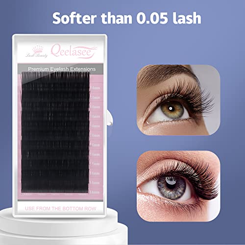 Ellipse Eyelash Extension 0.20mm C Curl 8-15mm Mixed Flat Individual Eyelashes False Lashes Mink Lashes Extensions