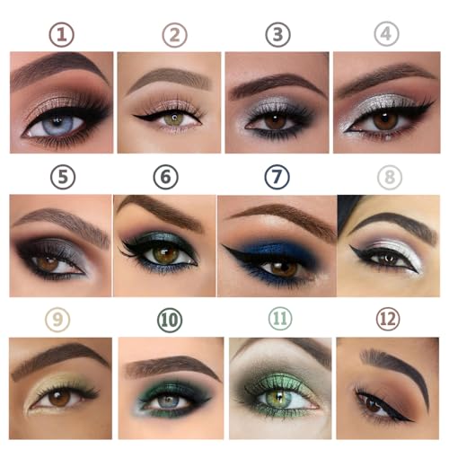 Silver Gray Eyeshadow Stick Makeup, Cream Shimmer Eye Shadow Pencil, Hypoallergenic Waterproof Long Lasting Crayon, Smooth Glitter Primer Palette Eyeliner Make up