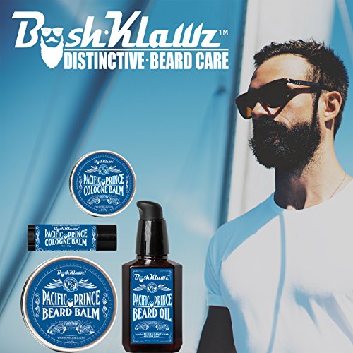 Pacific Prince Beard Butter - Premium Midnight Ocean Breeze Conditioning Balm for Bearded Men's Grooming, 2 oz