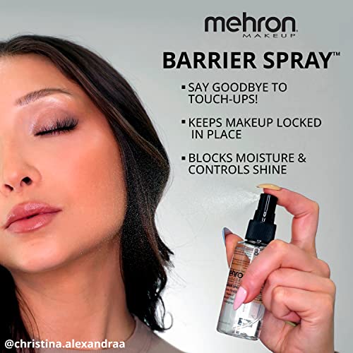 Mehron Makeup Barrier Spray | Setting Spray for Makeup | Make up Setting Spray for Face 9 fl oz (266 ml)