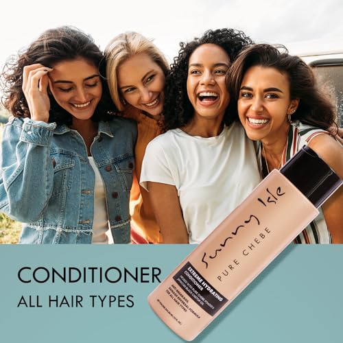 Sunny Isle Pure Chebe Extreme Hydrating Conditioner 12oz | Anti-Breakage, Damage Reversal Formula | Infused with Pure Chebe Powder & Jamaican Black Castor Oil | All Hair Types