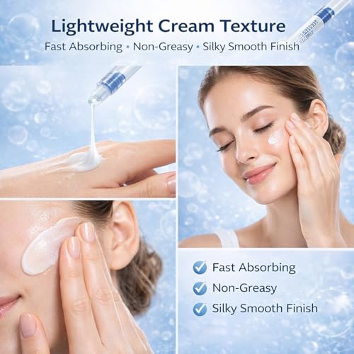 WEERSHUN Polypeptide Collagen Elastic Essence Cream, Micro-Molecular Collagen Moisturizing Lotion, Firming & Elasticity Support, Anti-Wrinkle Daily Skincare (4 Pcs)